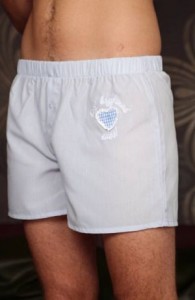 Liebes Geschenk für Freund Boxershorts mit Stickerei