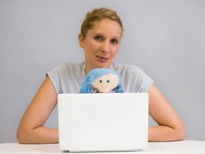 Foto Ringelsuse mit Geschäftsführerin Caro Hönn